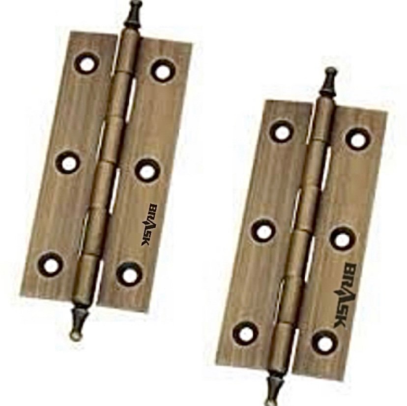 Brass Temple hinges , crown hinges 3 inches
