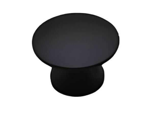 knob 009 black matt, drawer knobs, cabinet knobs, cupboard knobs, wardrobe knobs