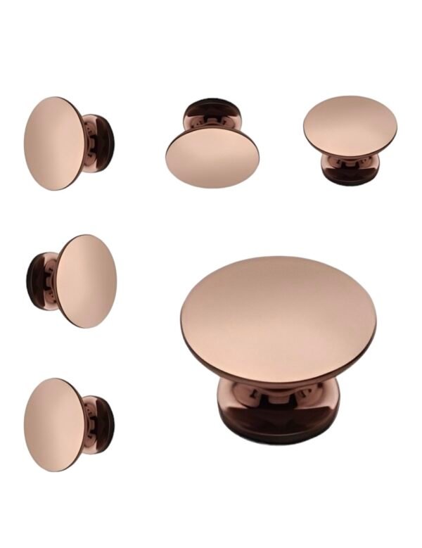 knob 009 rose gold, drawer knob, cabinet knob