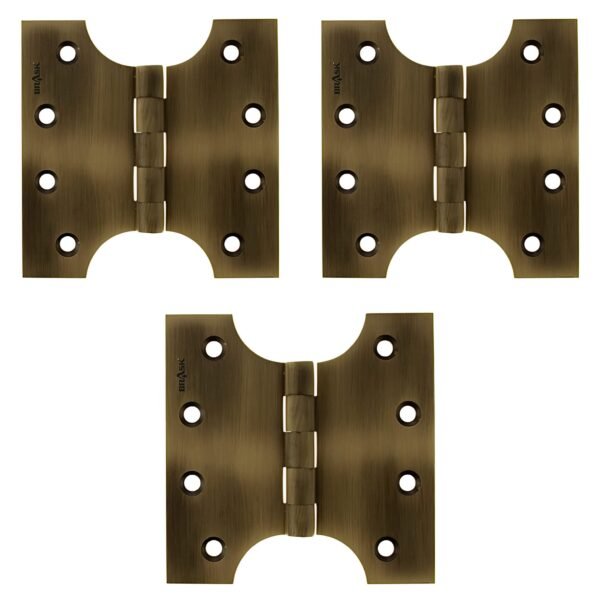 Brass Parliament Hinges 3" Antique Pack of 3