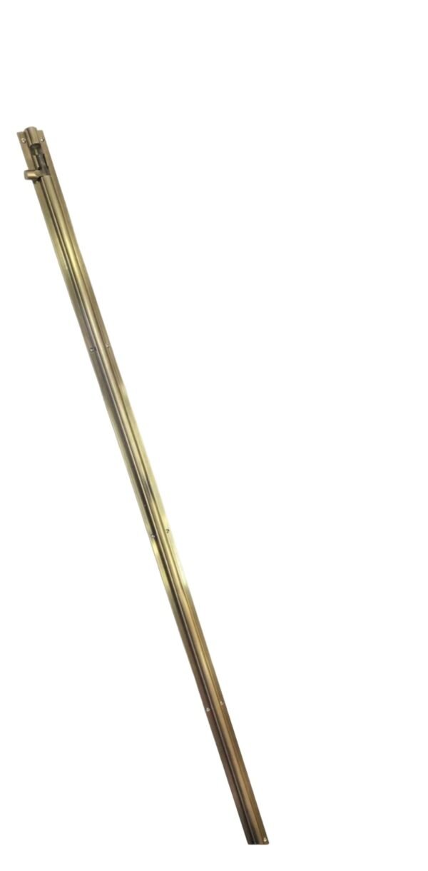 Brass Tower Bolt 48 inches in 12 mm rod