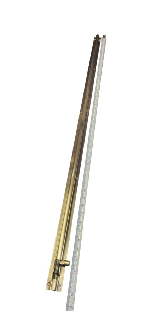 Brass Tower Bolt 48 inches in 12 mm rod