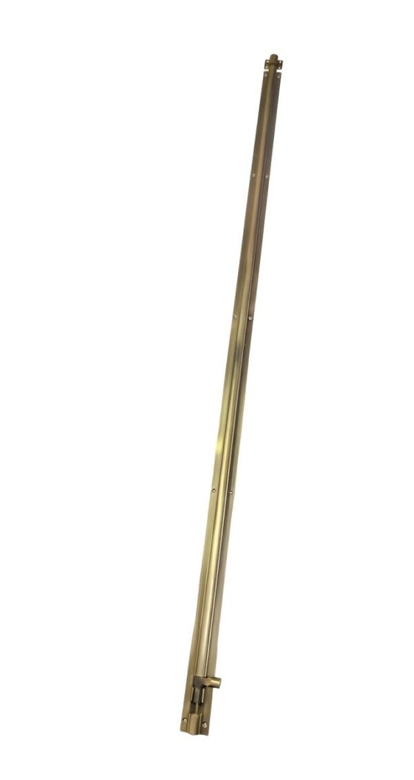 Brass Tower Bolt 48 inches - 12 mm rod Antique Finish