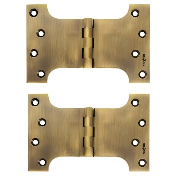 Brass Parliament Hinges 5" Antique Pack of 2