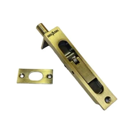 Brass Flush tower Bolt 4", Concealed tower bolt 4" antique