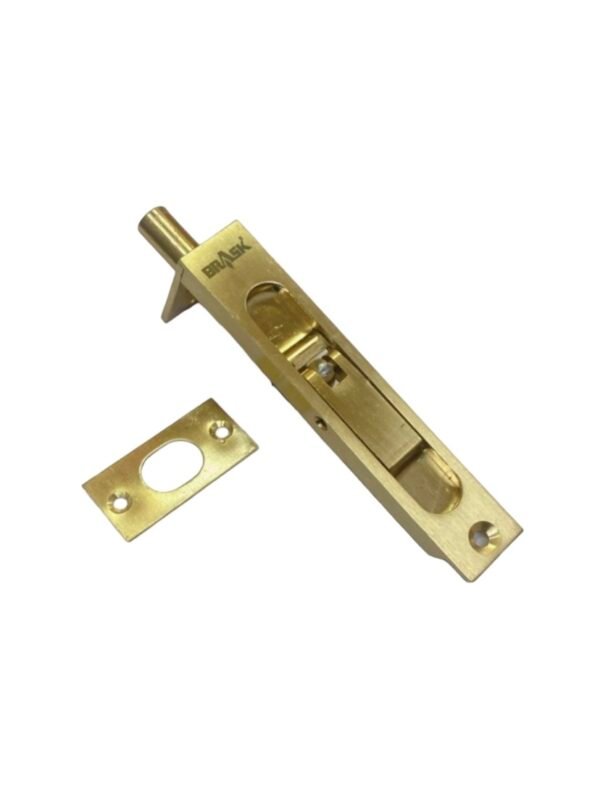 Brass Flush Bolt 4", Concealed tower bolt 4" Golden