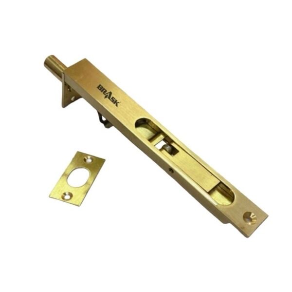 Brass Flush Tower Bolt 6", Concealed tower bolt 6" Golden