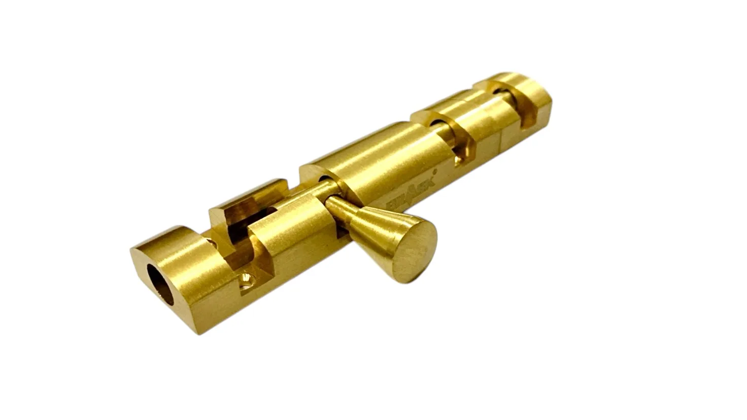 Brass Tower Bolt Xylo Heavy Golden Satin 4 inches