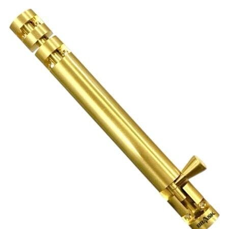 Brass Tower Bolt Xylo Heavy Golden Satin 8 inches