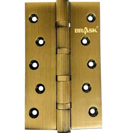 Brass Ball Bearing Hinges 5"x3"x4 mm Antique