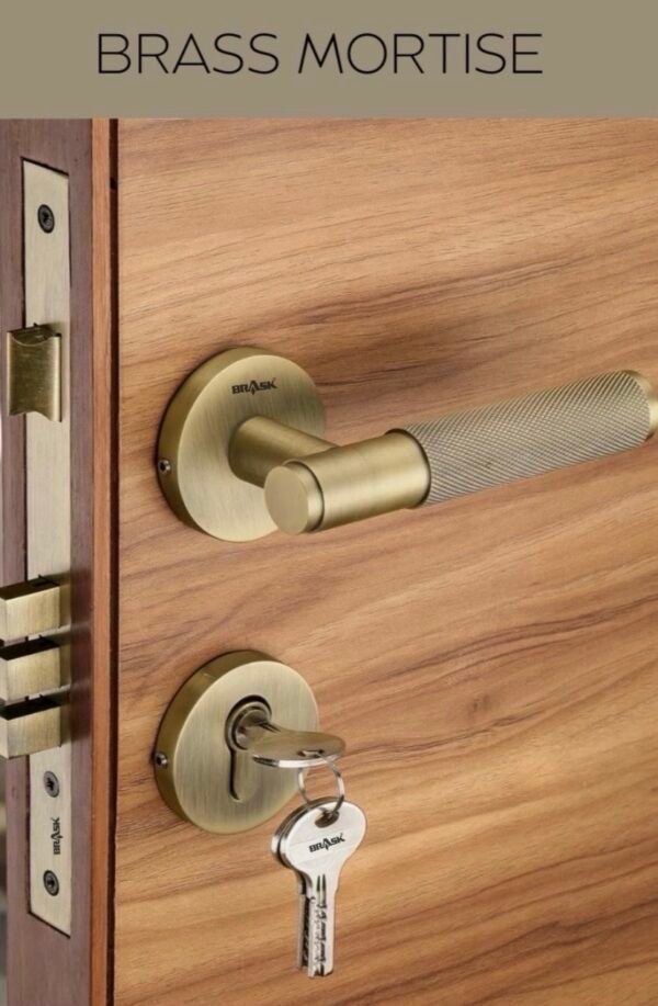 Brass Mortise Handle Lock Set Learning BMH 29