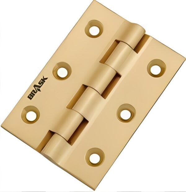 Brass Railway Hinges 3" Golden Satin