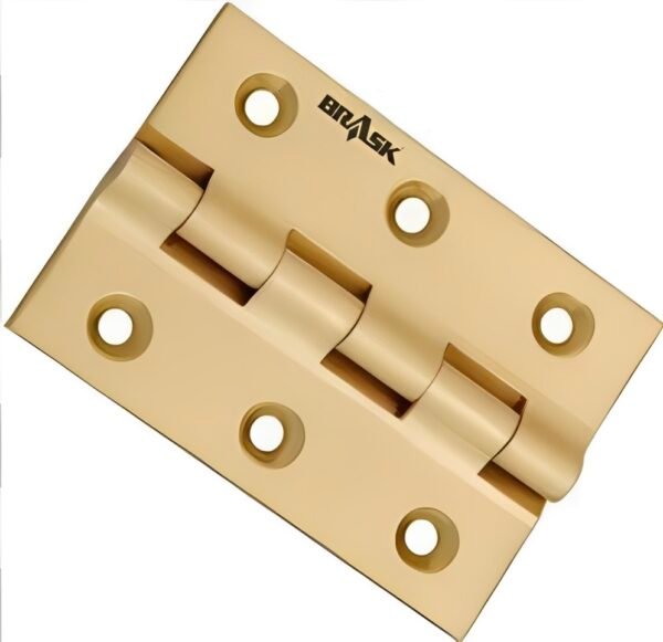Brass Railway Hinges 3" Golden Satin